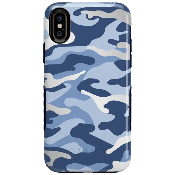 In Formation | Metallic Blue Camo Case