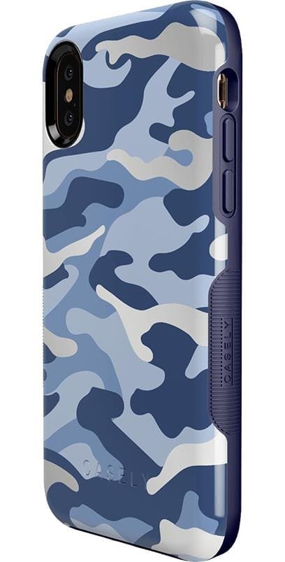 In Formation | Metallic Blue Camo Case