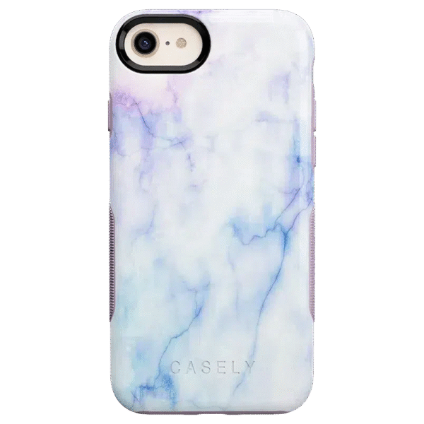 Cotton Candy | Blue & Purple Marble Case