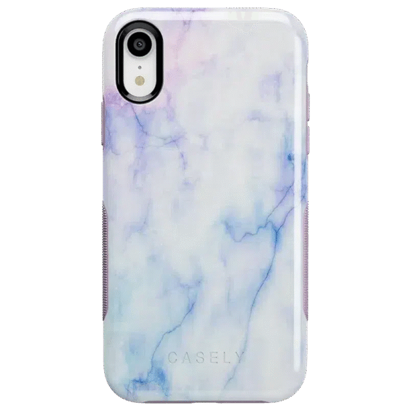 Cotton Candy | Blue & Purple Marble Case