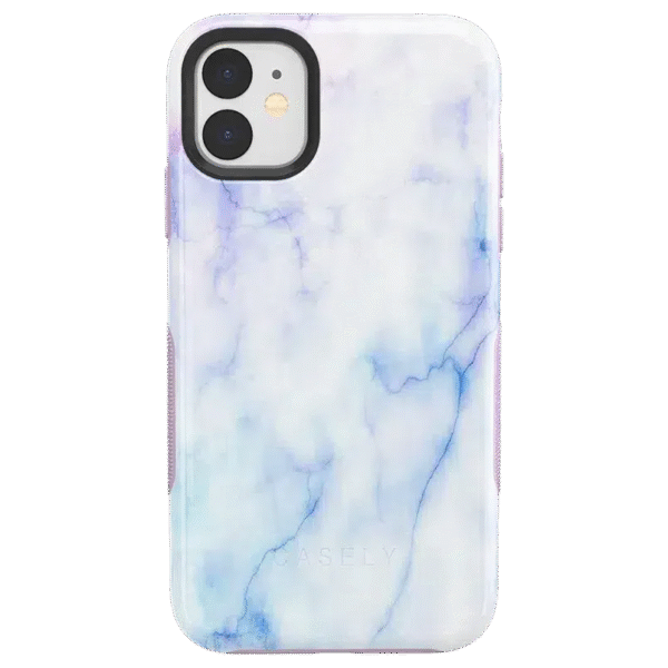 Cotton Candy | Blue & Purple Marble Case