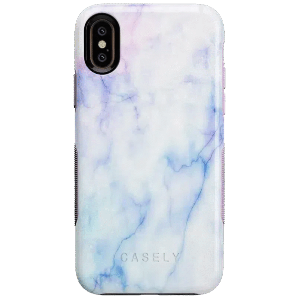 Cotton Candy | Blue & Purple Marble Case