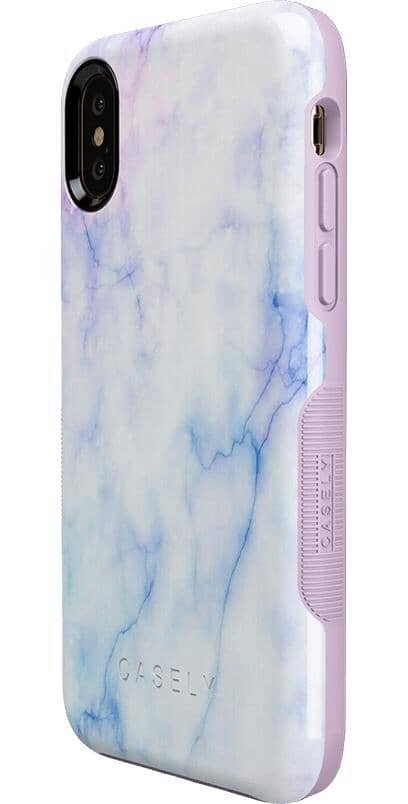 Cotton Candy | Blue & Purple Marble Case