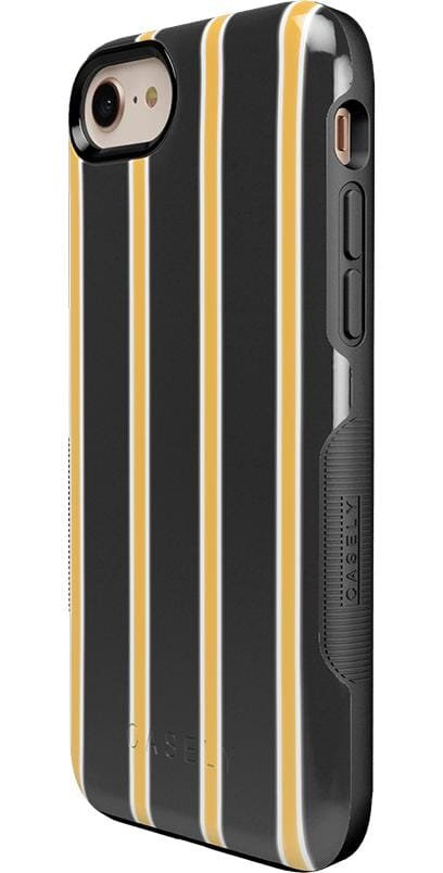 Fine Lines | Mustard Yellow Pinstripe iPhone Case