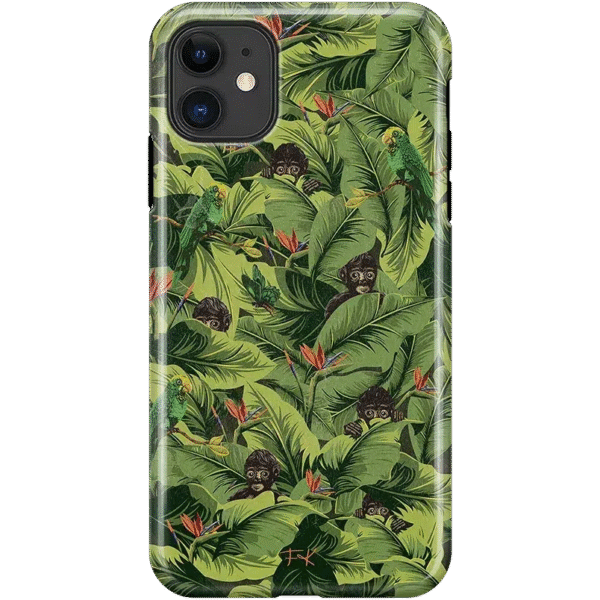 Sneaky Monkeys | Frida Kahlo Jungle Floral Case