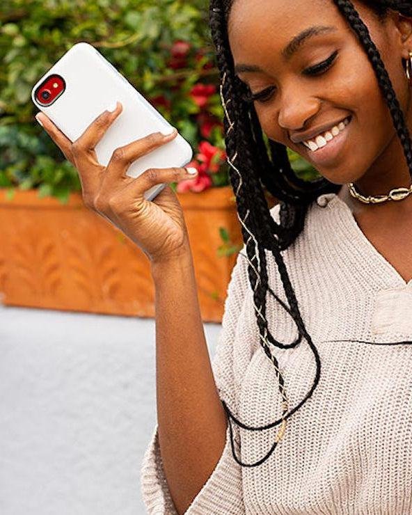 White on Light Blue | Ultra-Protective Bold Case