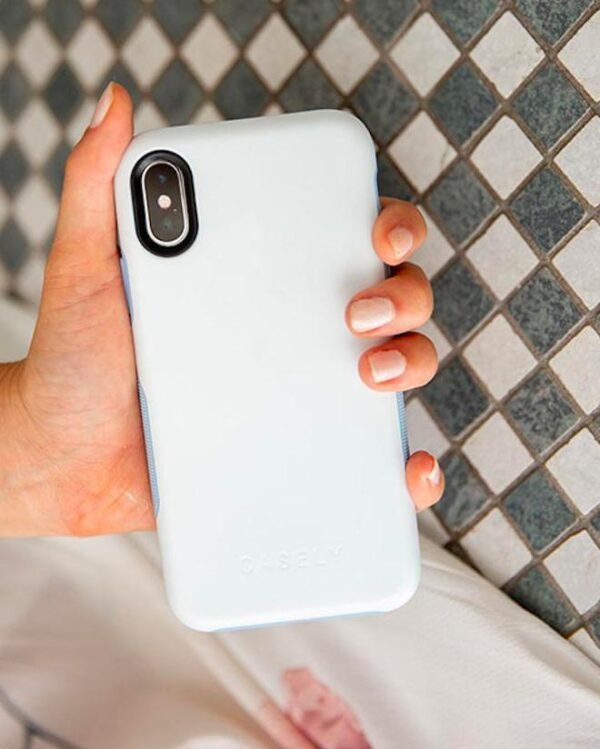 White on Light Blue | Ultra-Protective Bold Case