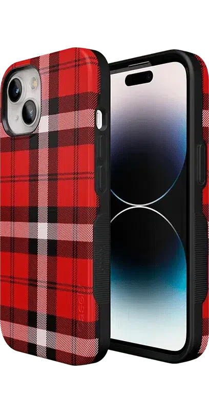 As if! | Red Plaid Case