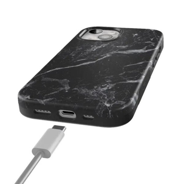 Black Pearl | Classic Black Marble Case