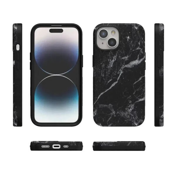 Black Pearl | Classic Black Marble Case