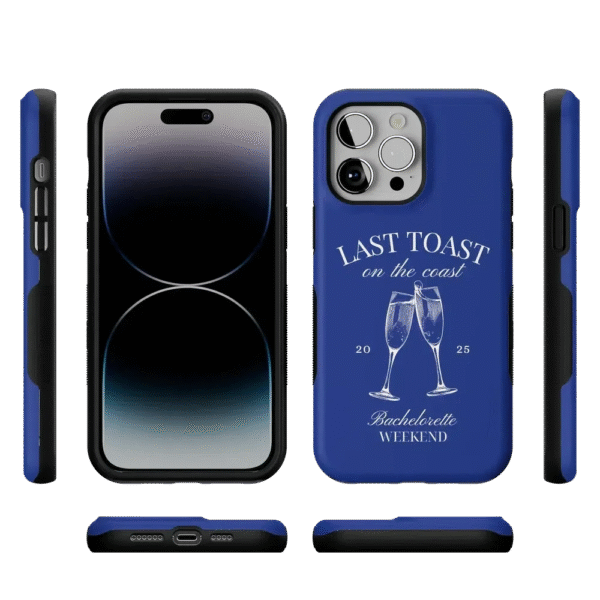 Last Toast | Blue Coastal Bachelorette Case