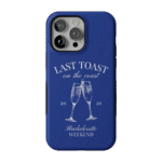 Last Toast | Blue Coastal Bachelorette Case