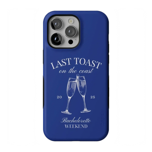 Last Toast | Blue Coastal Bachelorette Case