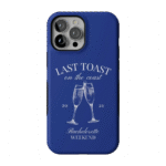 Last Toast | Blue Coastal Bachelorette Case