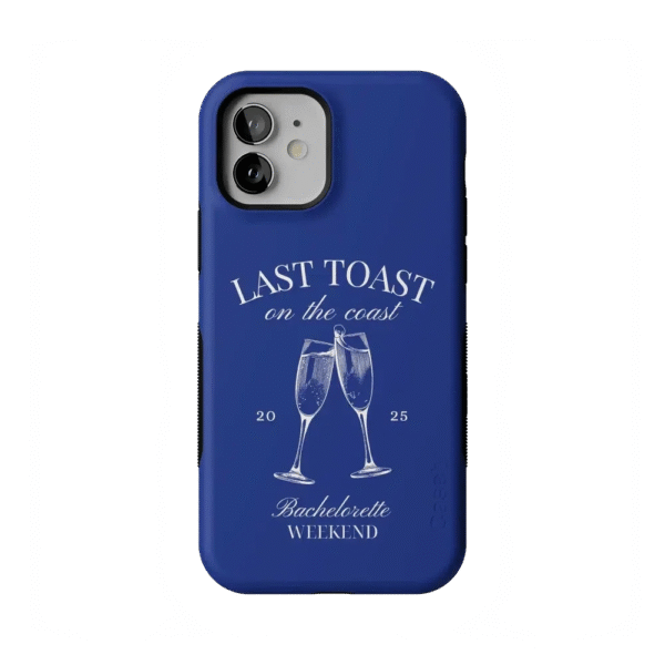 Last Toast | Blue Coastal Bachelorette Case