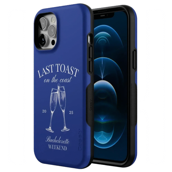 Last Toast | Blue Coastal Bachelorette Case