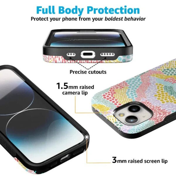 Color Me Happy | Pattern Colorblock Case