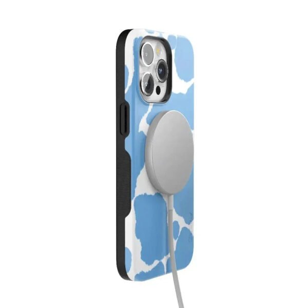 Current MOOd | Light Blue Cow Print Case