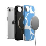 Current MOOd | Light Blue Cow Print Case