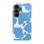 Current MOOd | Light Blue Cow Print Samsung Case