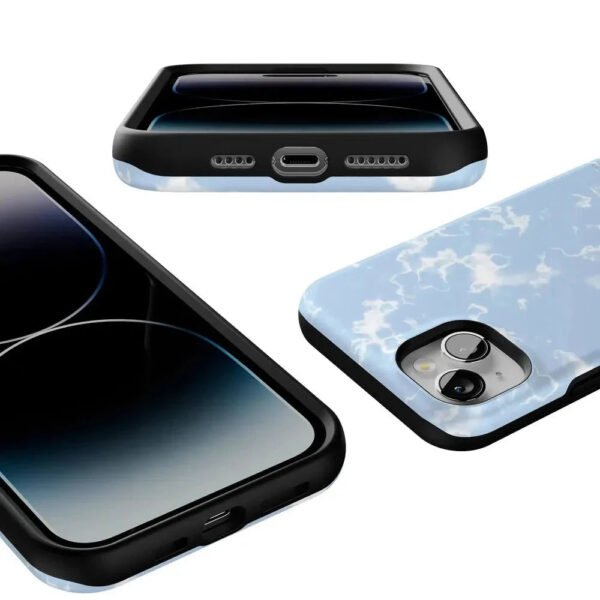 Light Blue Skies | Marble Clouds Case