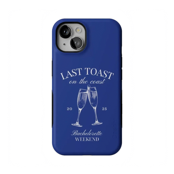 Last Toast | Blue Coastal Bachelorette Case