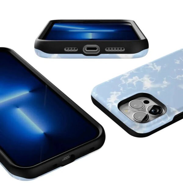 Light Blue Skies | Marble Clouds Case