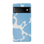Current MOOd | Light Blue Cow Print Google Pixel Case