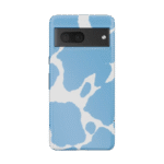 Current MOOd | Light Blue Cow Print Google Pixel Case