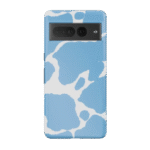Current MOOd | Light Blue Cow Print Google Pixel Case