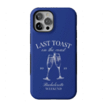 Last Toast | Blue Coastal Bachelorette Case