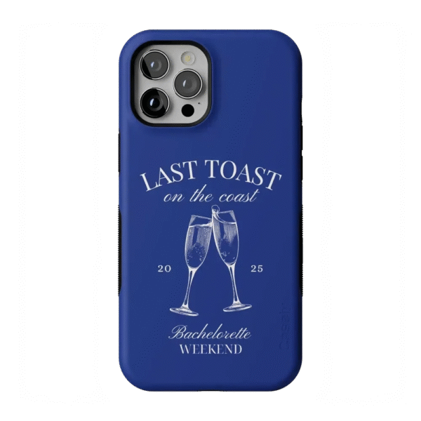 Last Toast | Blue Coastal Bachelorette Case