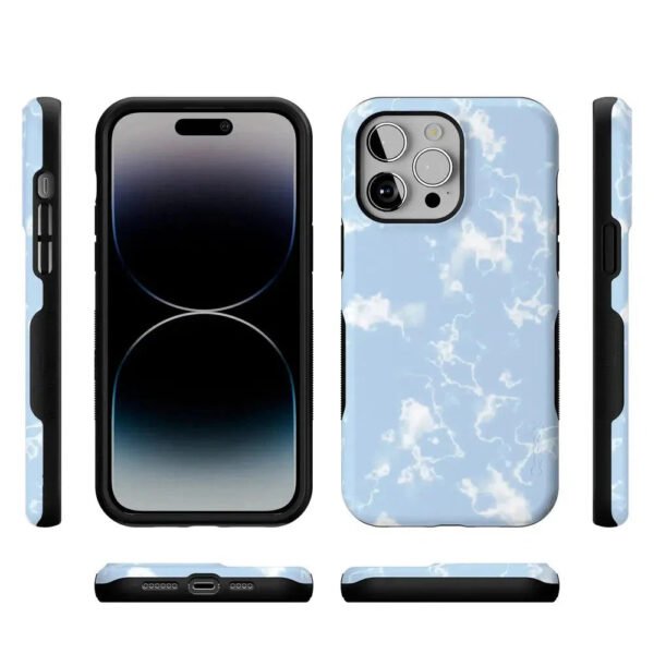 Light Blue Skies | Marble Clouds Case