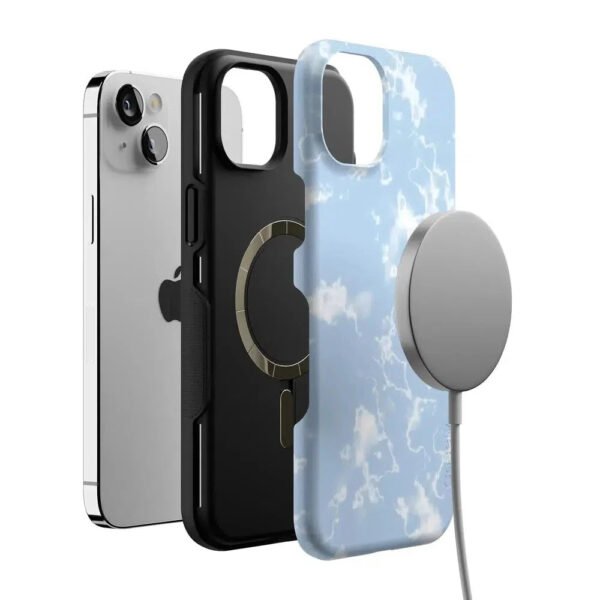 Light Blue Skies | Marble Clouds Case