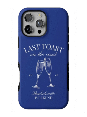 Last Toast | Blue Coastal Bachelorette Case