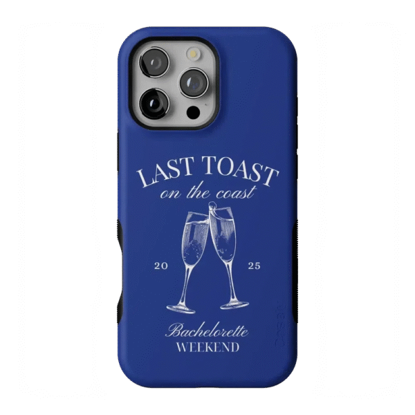 Last Toast | Blue Coastal Bachelorette Case