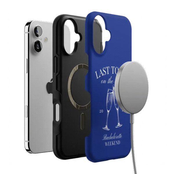 Last Toast | Blue Coastal Bachelorette Case