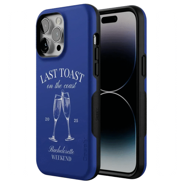 Last Toast | Blue Coastal Bachelorette Case