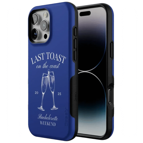Last Toast | Blue Coastal Bachelorette Case