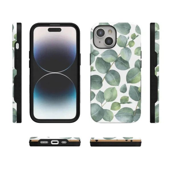 Leaf Me Alone | Green Floral Print Case