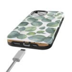 Leaf Me Alone | Green Floral Print Case
