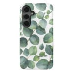 Leaf Me Alone | Green Floral Print Samsung Case