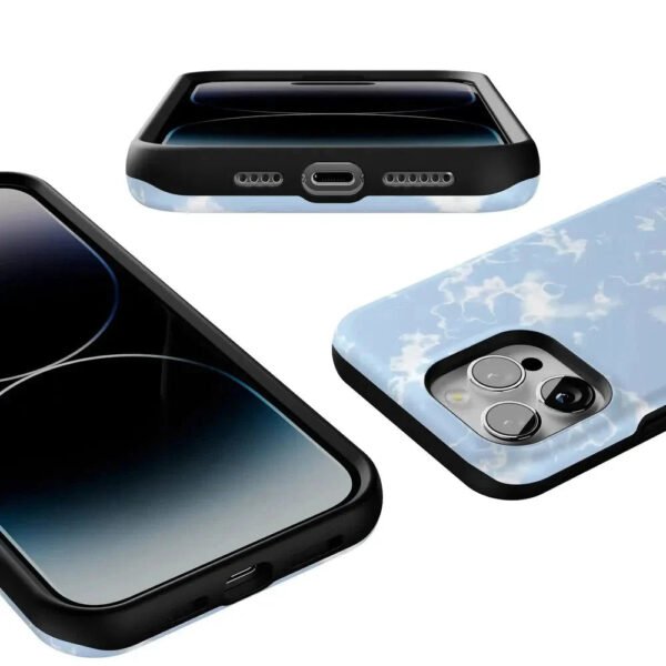 Light Blue Skies | Marble Clouds Case