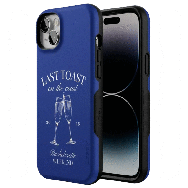 Last Toast | Blue Coastal Bachelorette Case