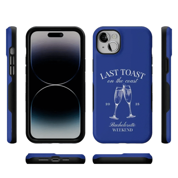 Last Toast | Blue Coastal Bachelorette Case