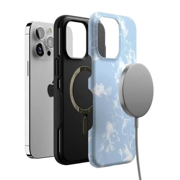 Light Blue Skies | Marble Clouds Case