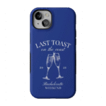 Last Toast | Blue Coastal Bachelorette Case