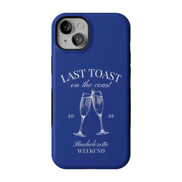 Last Toast | Blue Coastal Bachelorette Case