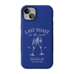 Last Toast | Blue Coastal Bachelorette Case