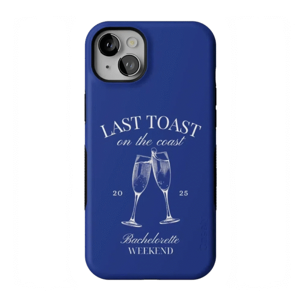 Last Toast | Blue Coastal Bachelorette Case